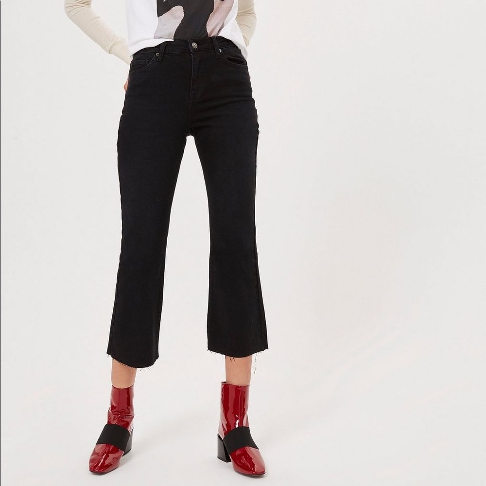 Topshop Moto Dree black denim jeans size W26